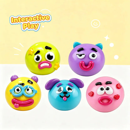 Smushers Curiosities Dog Face Swap Squishy - Soft, Moldable, and Slow-Rise Stress Relief Toy
