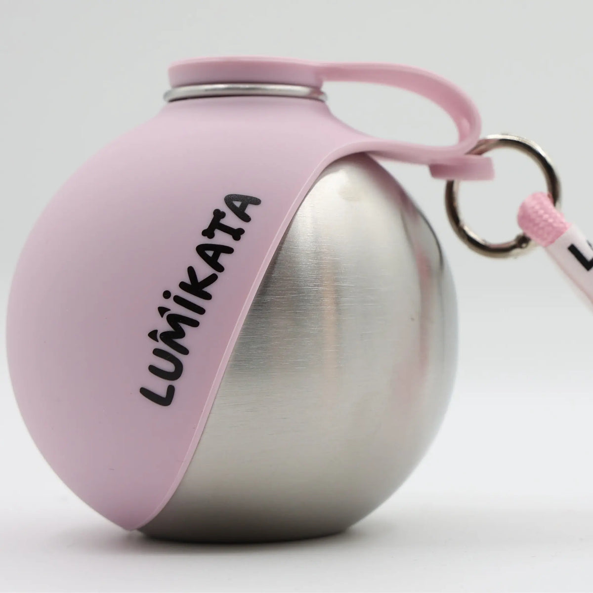 Lumikata 2-in-1 Portable Dog Water Bottle with 10oz Stainless Steel and Silicone Foldable Bowl - Leak-Proof Design for Small Dog Walking and Pet Feeding Supplies