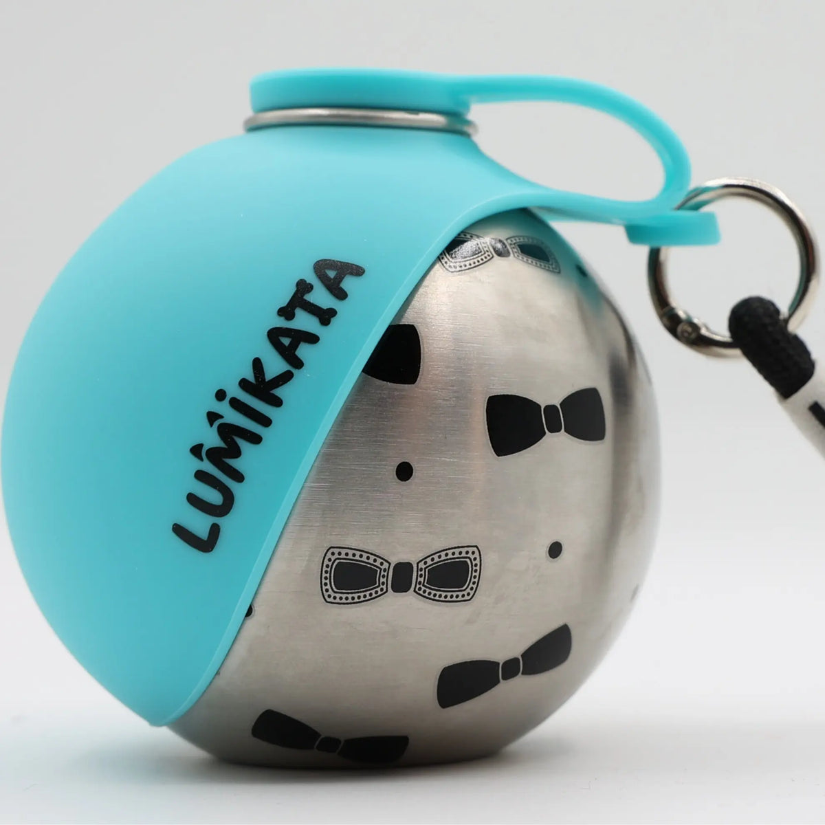 Lumikata 2-in-1 Portable Dog Water Bottle with 10oz Stainless Steel and Silicone Foldable Bowl - Leak-Proof Design for Small Dog Walking and Pet Feeding Supplies