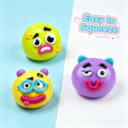 Smushers Curiosities Dog Face Swap Squishy - Soft, Moldable, and Slow-Rise Stress Relief Toy
