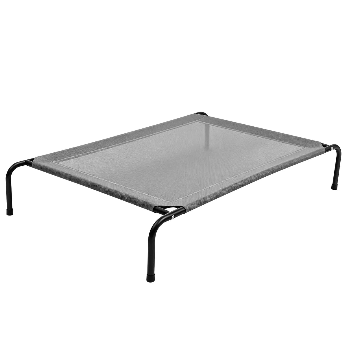 Petitrinu Classic Elevated Dog Bed with Metal Frame - Breathable Textilene Mesh Fabric for Cooling and Joint Relief, Available in Two Sizes for Medium to Large Dogs
