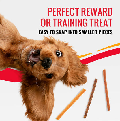 Good 'N' Tasty Protein Dog Treat Variety Pack - 4-Bag Bundle Featuring Protein Strips, Soft Treats, and Crunchy Snap 'Ems
