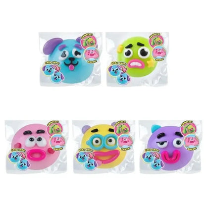 Smushers Curiosities Dog Face Swap Squishy - Soft, Moldable, and Slow-Rise Stress Relief Toy